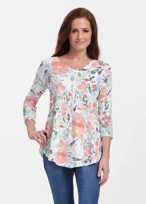 Summer Dreams (7939) ~ V-neck Flowy Tunic
