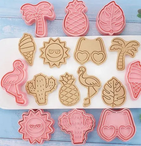 Summer Fun Cookie Cutter & Stamp Set