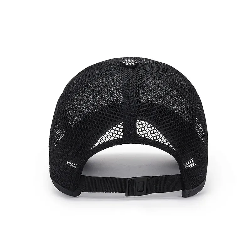 Summer Mesh Baseball Cap - Unisex Dad Fishing Trucker Hat for Women and Men