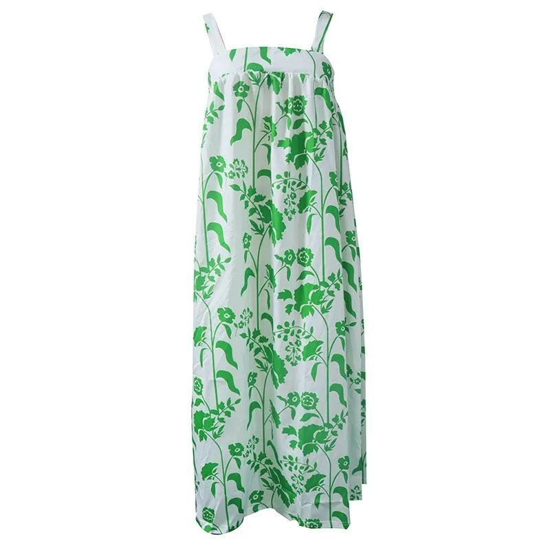 Summer Straps Holiday Long Dresses