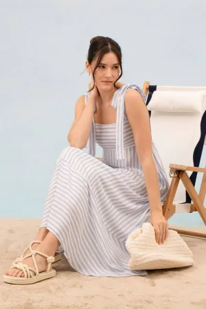 Summer Stripe Maxi Dress