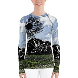 Summer Sun Over Baldy Women's Long Sleeve Top