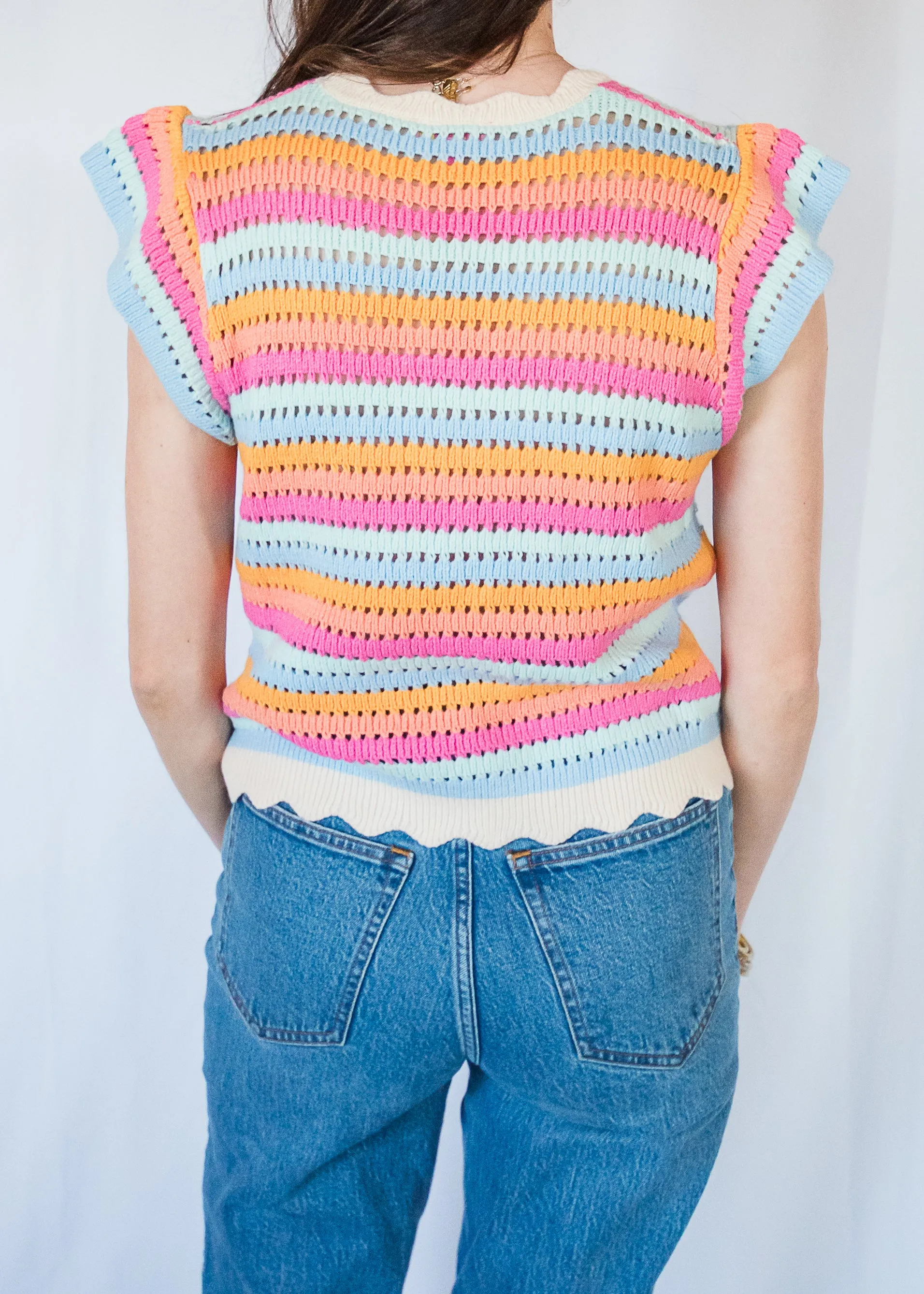 Summer Sunrise Crochet Blouse