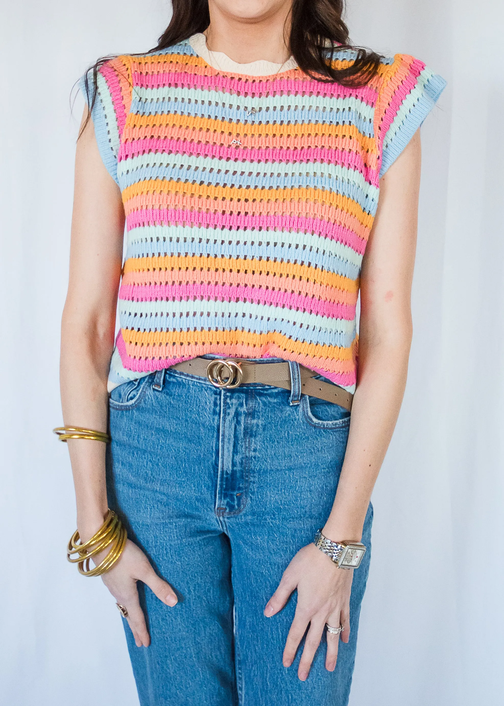 Summer Sunrise Crochet Blouse