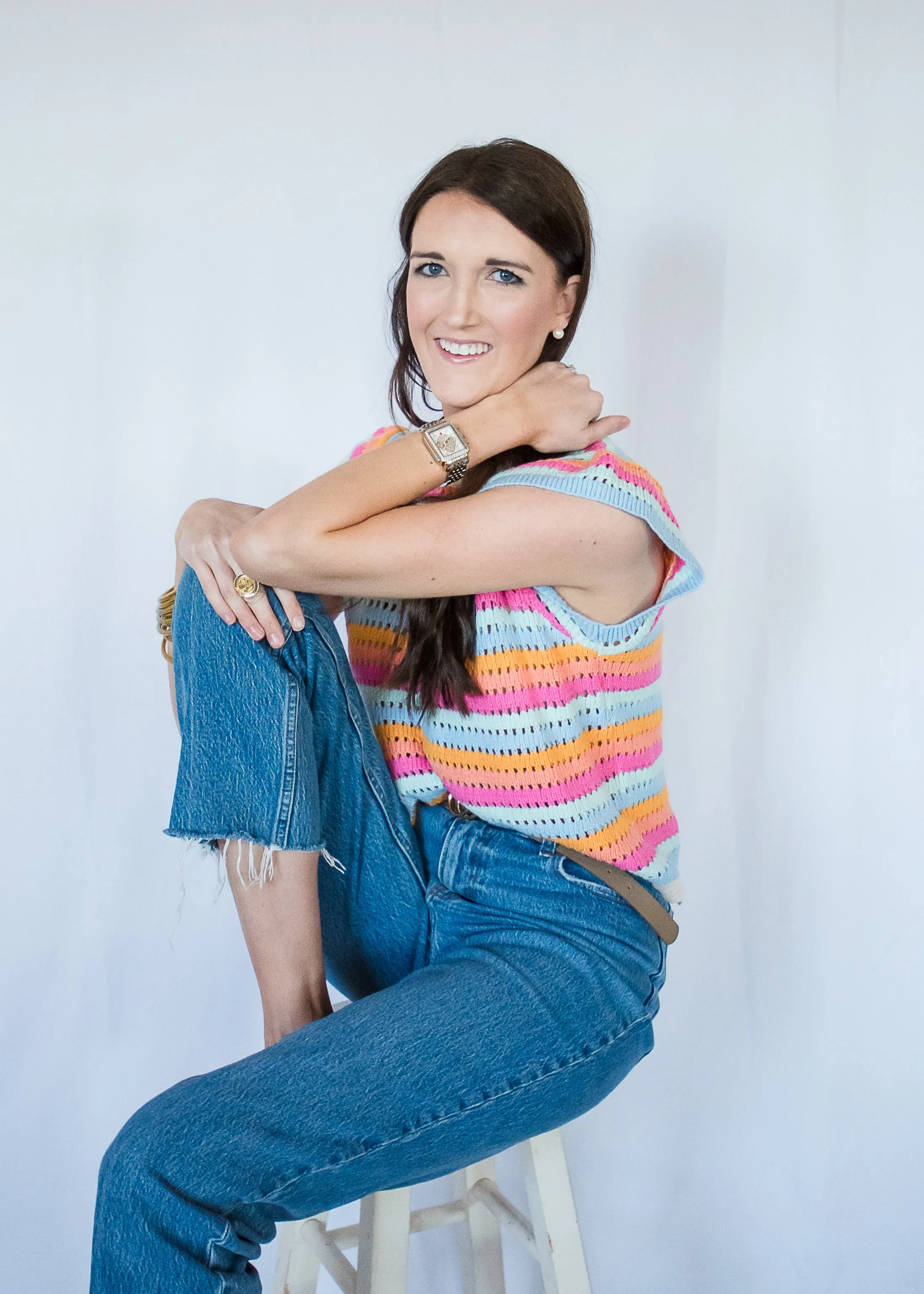 Summer Sunrise Crochet Blouse