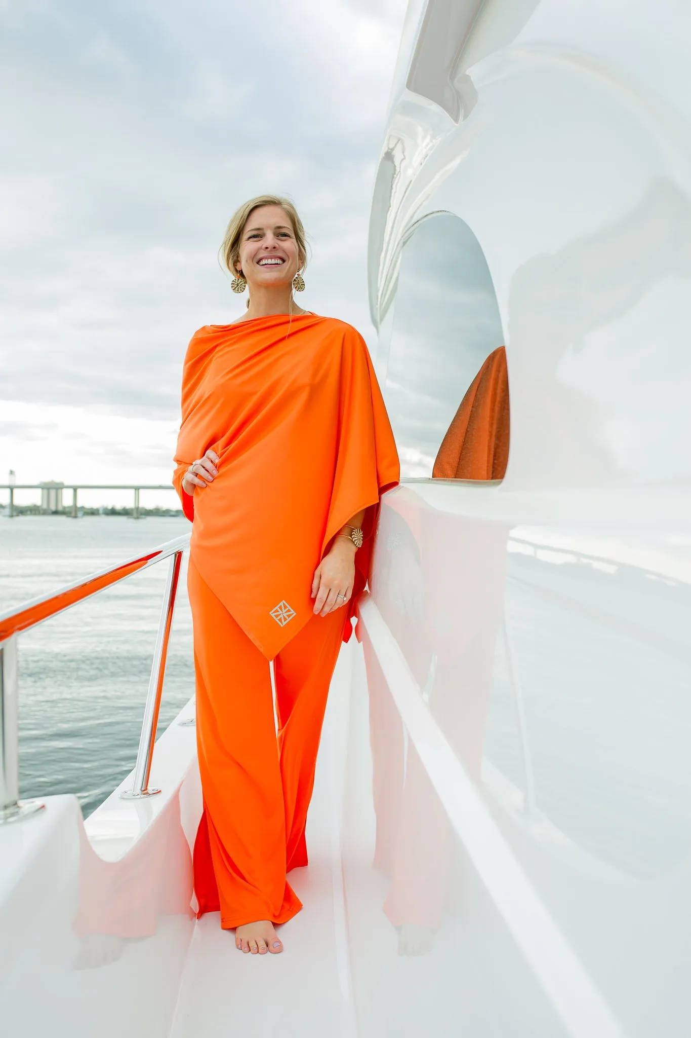 Summer Sunset Orange - Lowtide Lounger