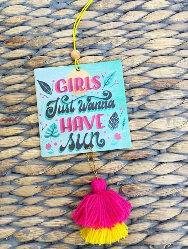 Summer Vibes Tassel Air Fresheners