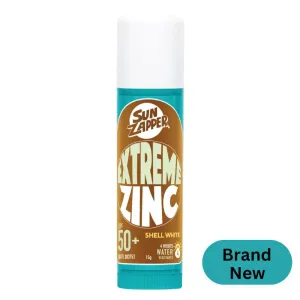 Sun Zapper Extreme Zinc Stick SPF50  15g Mineral Sunblock Shell White