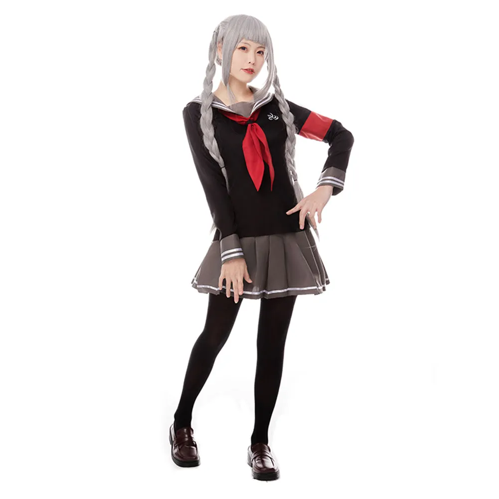 Super DanganRonpa 2 Peko Pekoyama Cosplay Costume