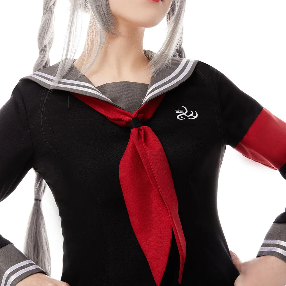 Super DanganRonpa 2 Peko Pekoyama Cosplay Costume