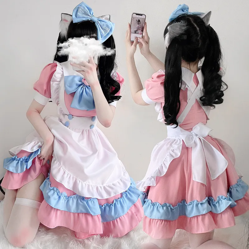 Sweet lolita maid dress set yc24616