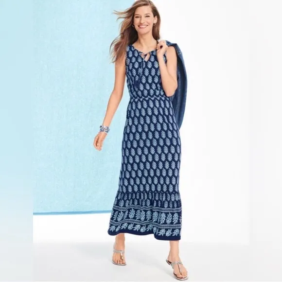 Talbots Plus Jersey Maxi Dress Women Size 2X