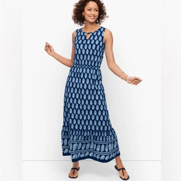 Talbots Plus Jersey Maxi Dress Women Size 2X