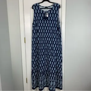 Talbots Plus Jersey Maxi Dress Women Size 2X