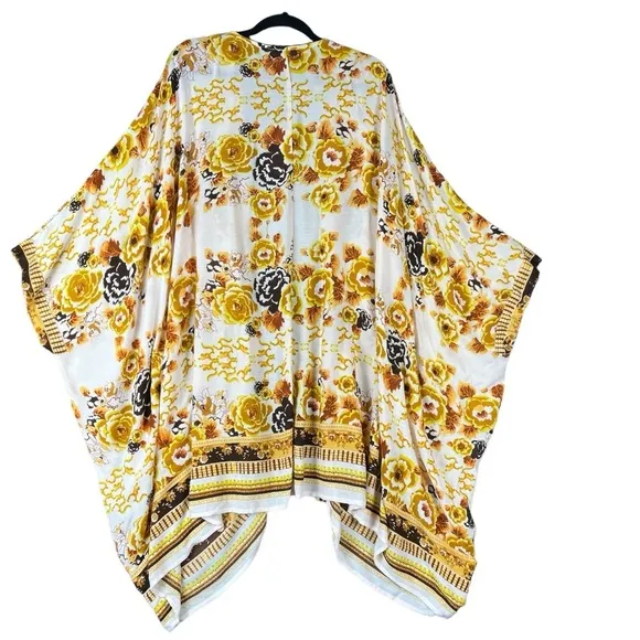 Talisman Twilight Floral Cape Cardigan - Malicon