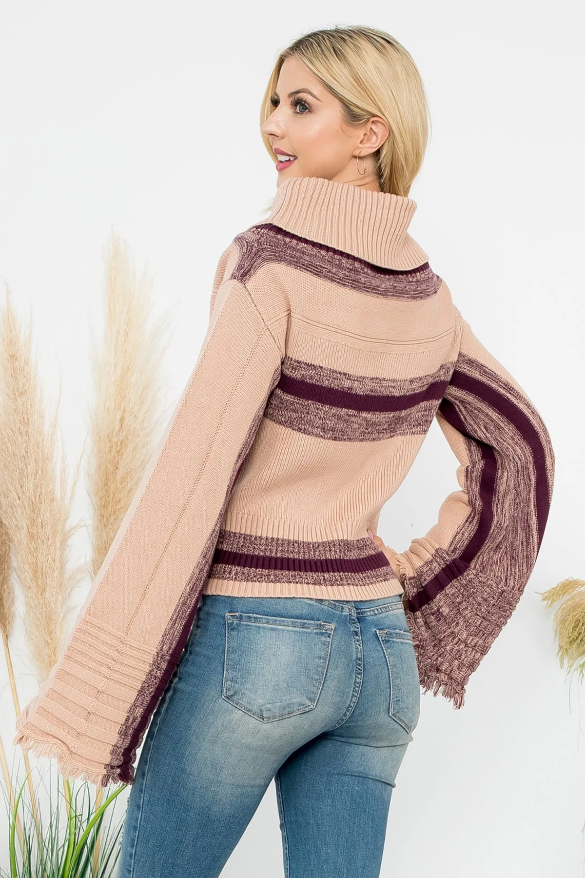TASSEL TURTLE SWEATER