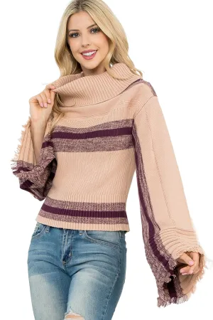 TASSEL TURTLE SWEATER
