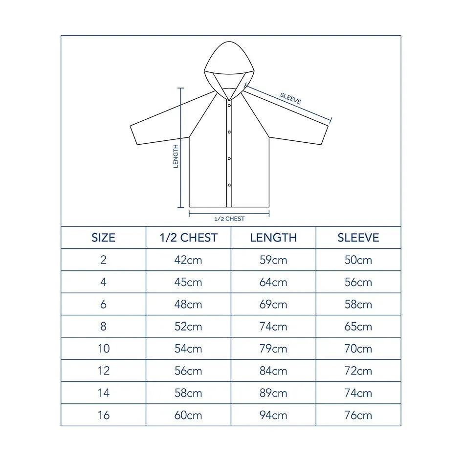 TEAM SCHOOL CLEAR RAINCOAT