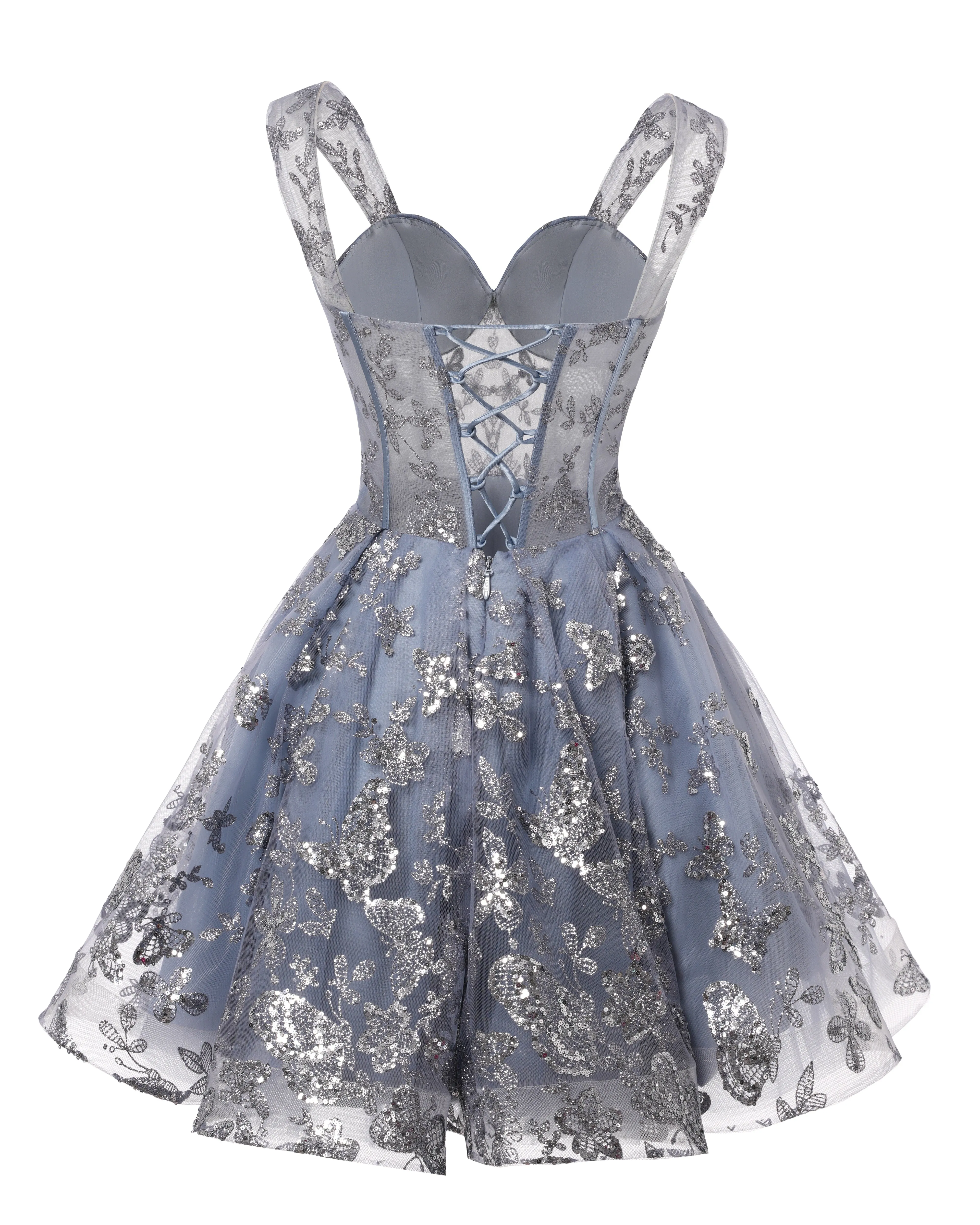Teens Sparkly Tulle Turquoise Homecoming Dresses Spaghetti Straps Short Cocktail Party Prom Dresses