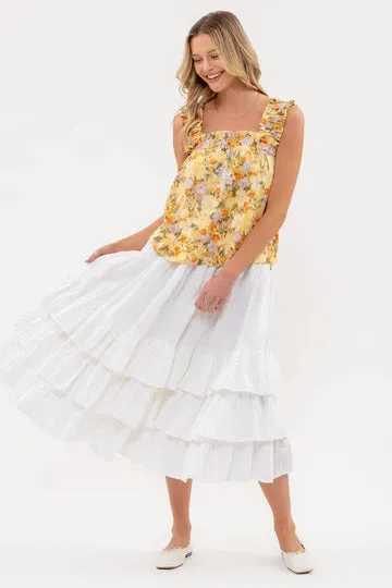 The Lillian Floral Tank