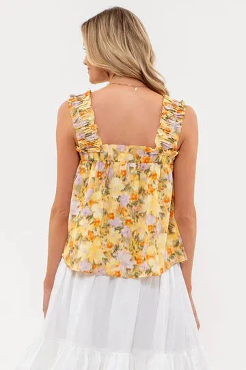 The Lillian Floral Tank