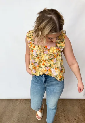 The Lillian Floral Tank