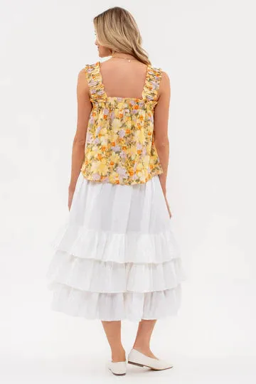 The Lillian Floral Tank