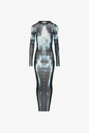 The Long Black Squeletor Dress