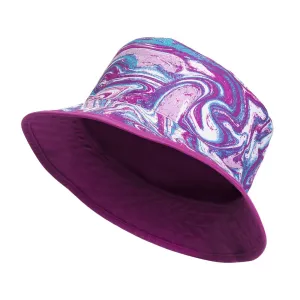 The North Face Kids' Class V Reversible Bucket Hat (Purple Cactus Flower Water Marble/Purple Cactus Flower)
