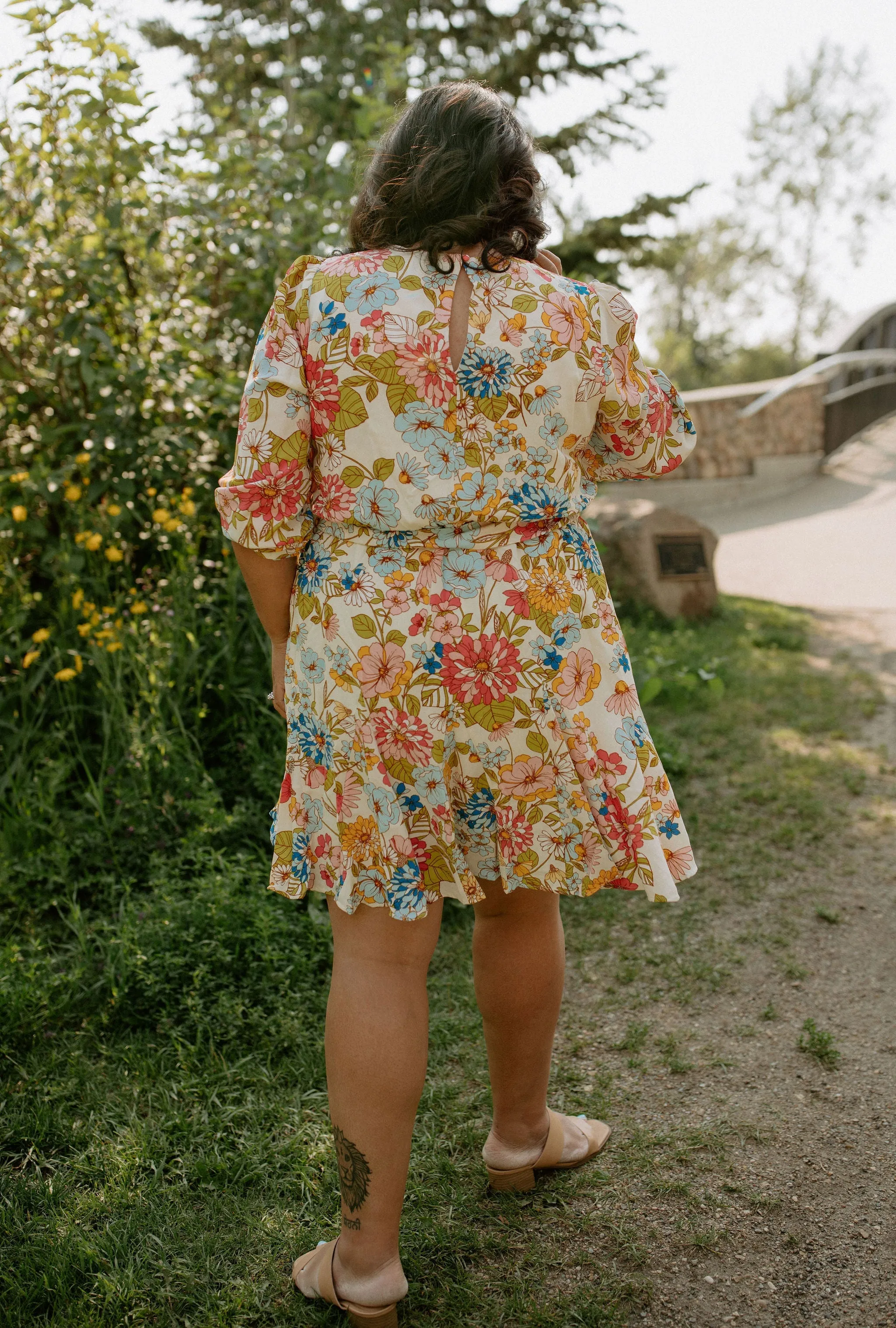The Rochelle Balloon Sleeve Dress - PLUS