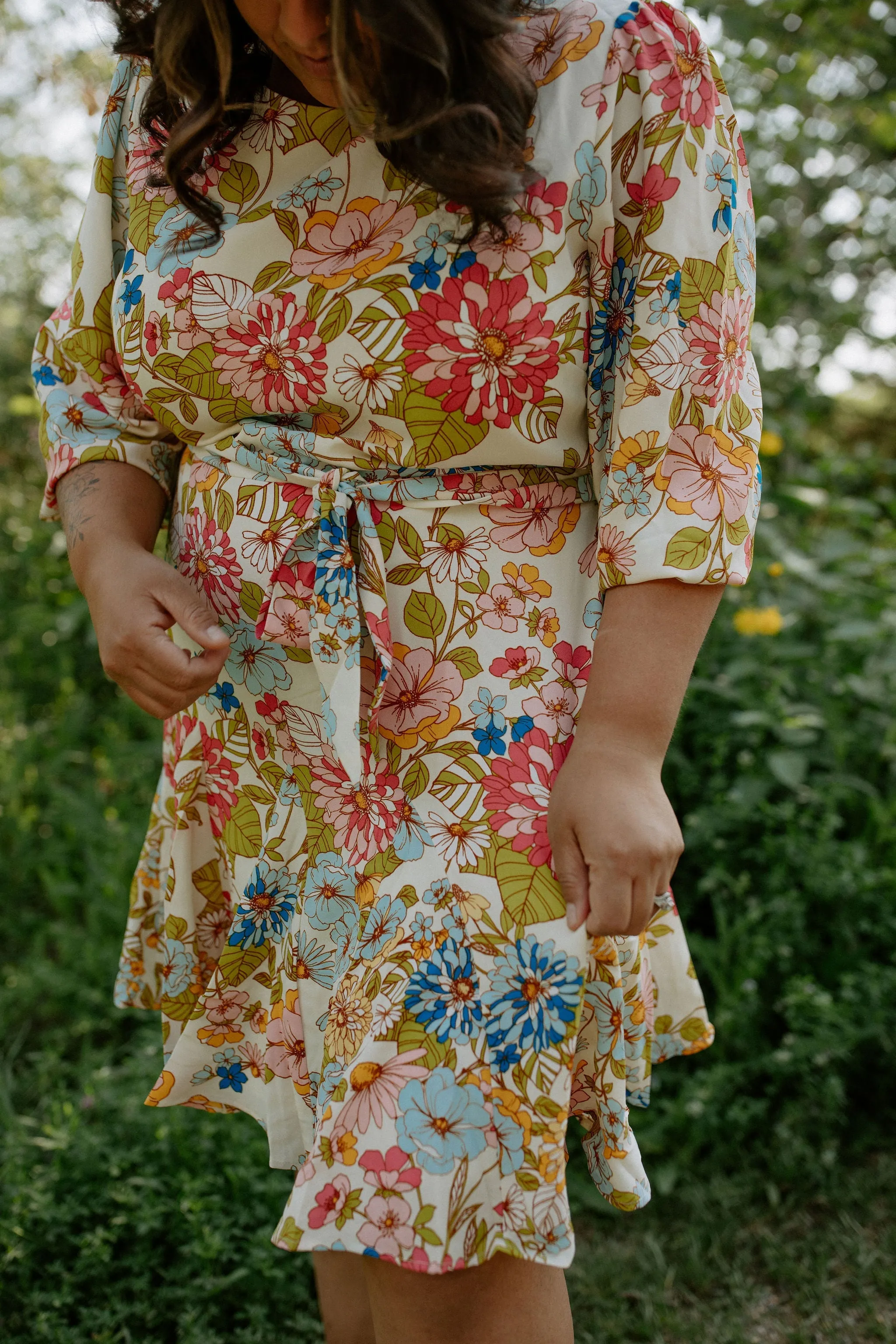 The Rochelle Balloon Sleeve Dress - PLUS