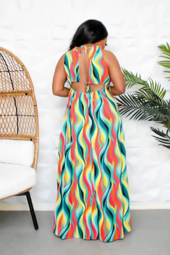 The “Summer Sensations” Multi Color Dress