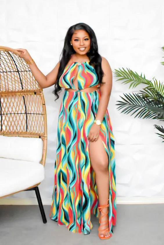 The “Summer Sensations” Multi Color Dress