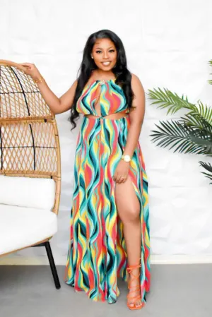 The “Summer Sensations” Multi Color Dress