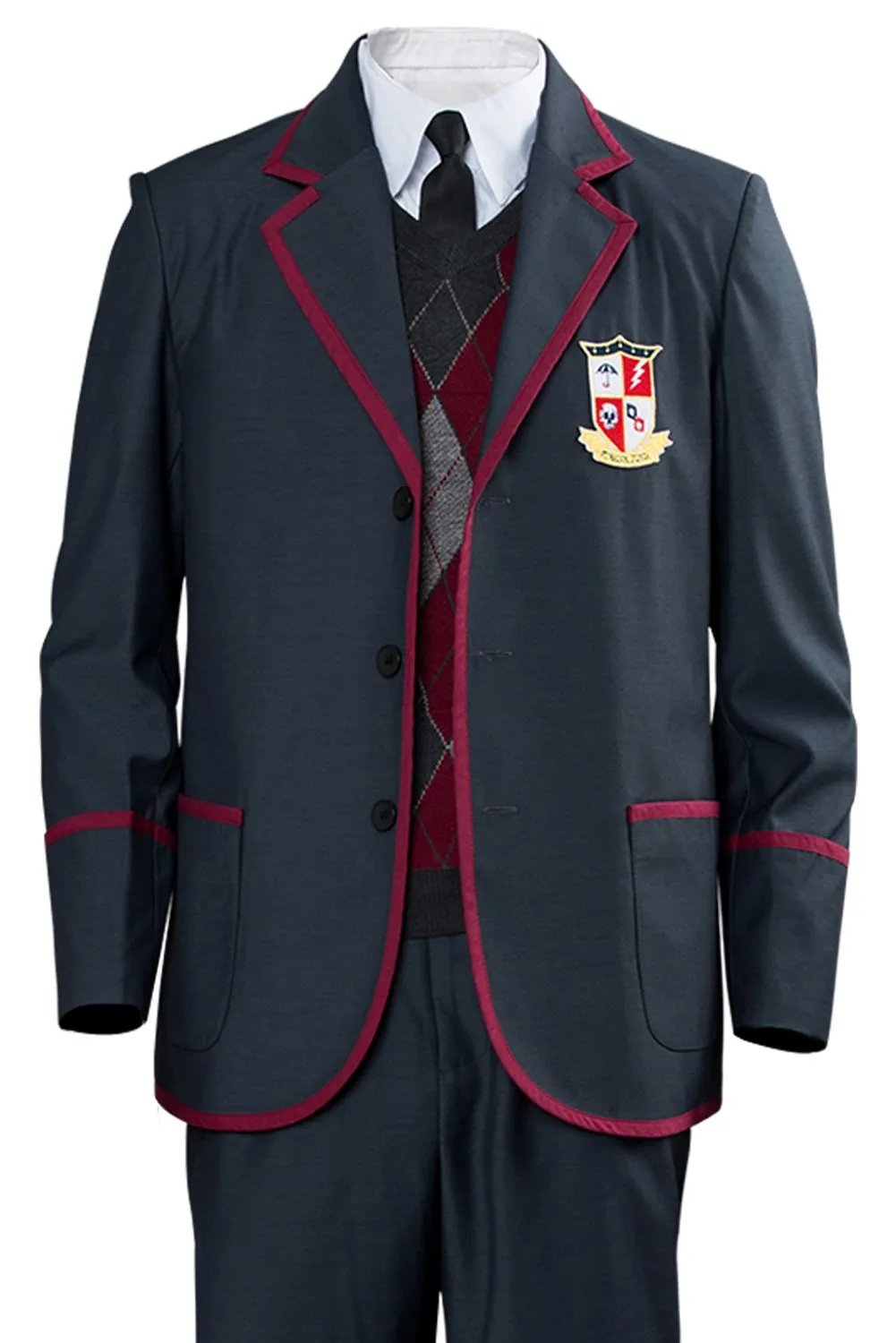 The Umbrella Academy Boys School Uniform Cosplay Costume For Kids