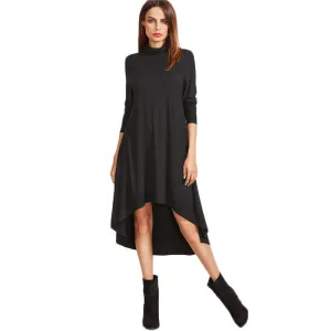 Tiffany Cowl Neck T-Shirt Dress