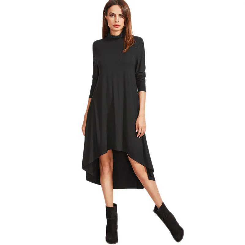 Tiffany Cowl Neck T-Shirt Dress