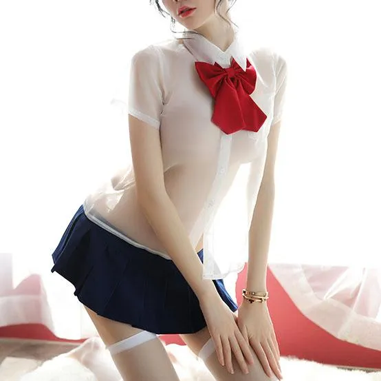 Transparent Sexy School Uniform SD01100