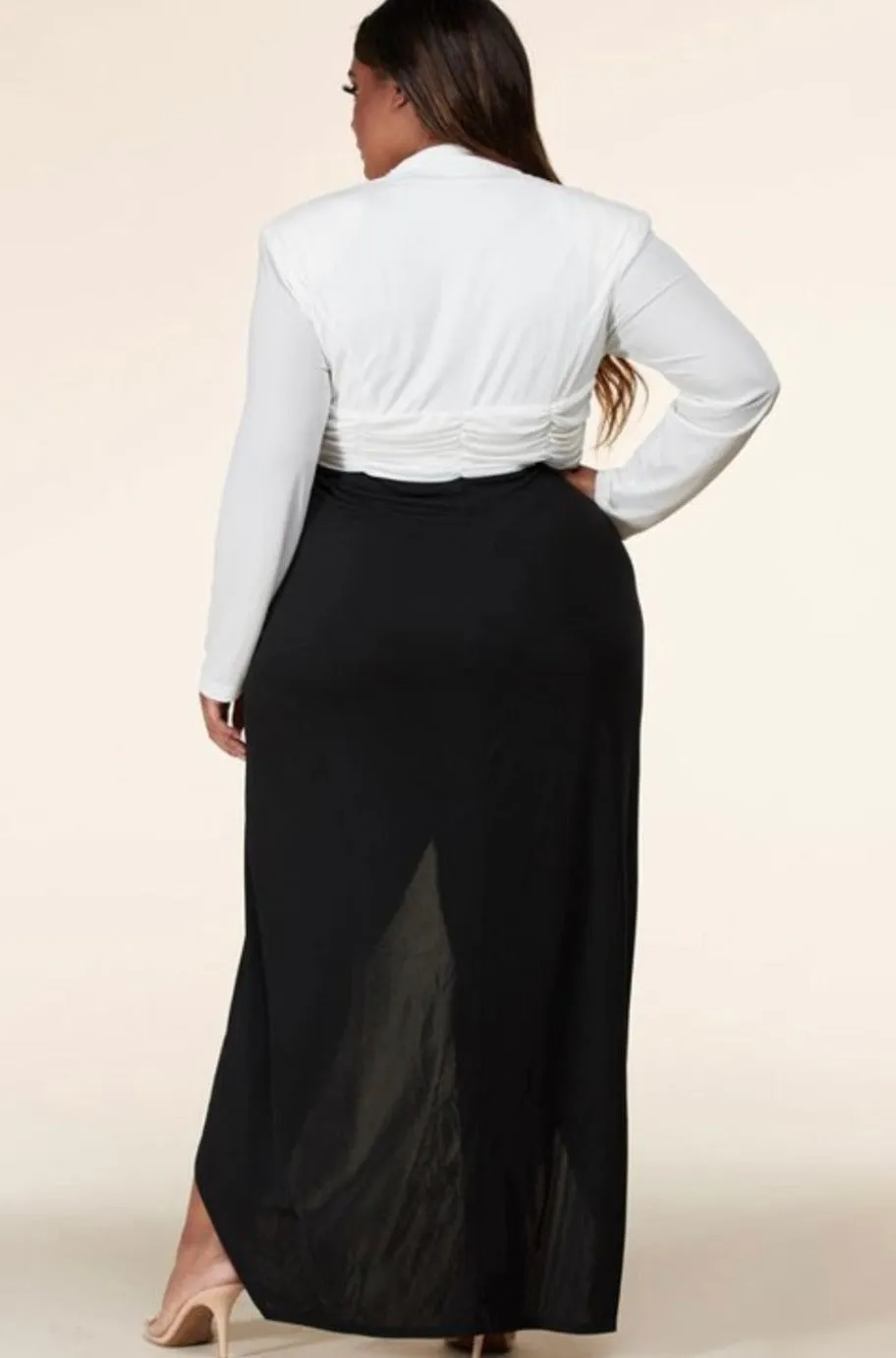 Trinity Black and White Dress