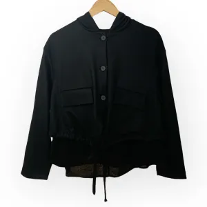 TT - Wool Jacket w/ Hood | Black