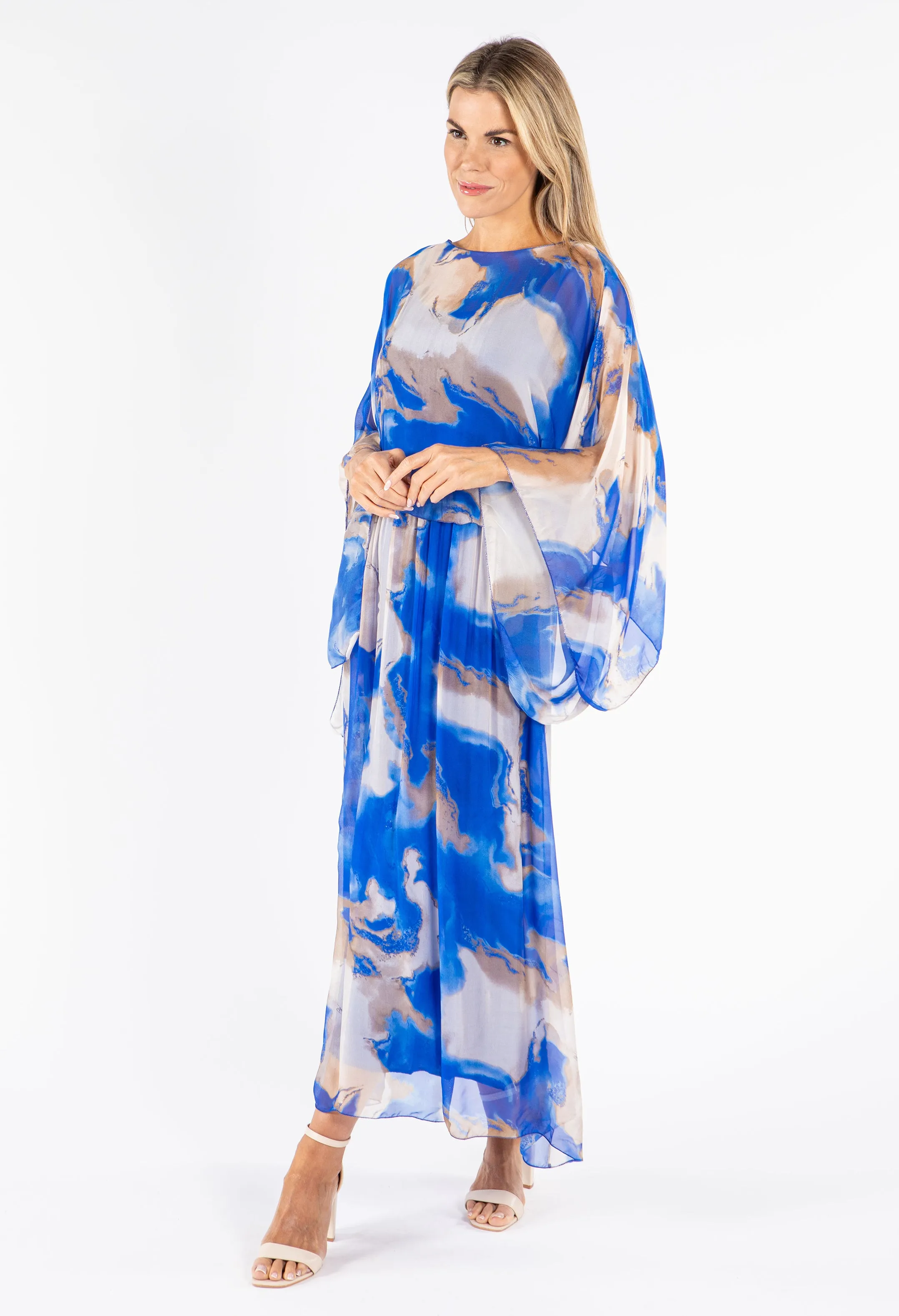 Two Piece Silk Dress