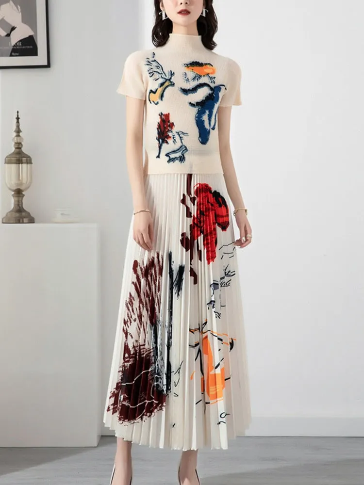 Two Pieces Skirt Set