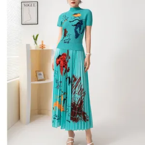 Two Pieces Skirt Set