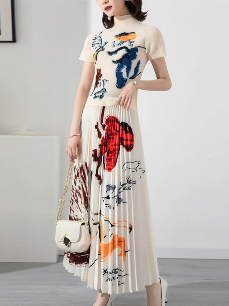 Two Pieces Skirt Set