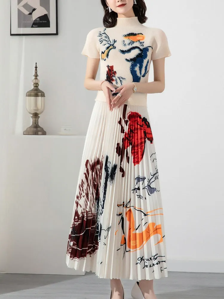 Two Pieces Skirt Set