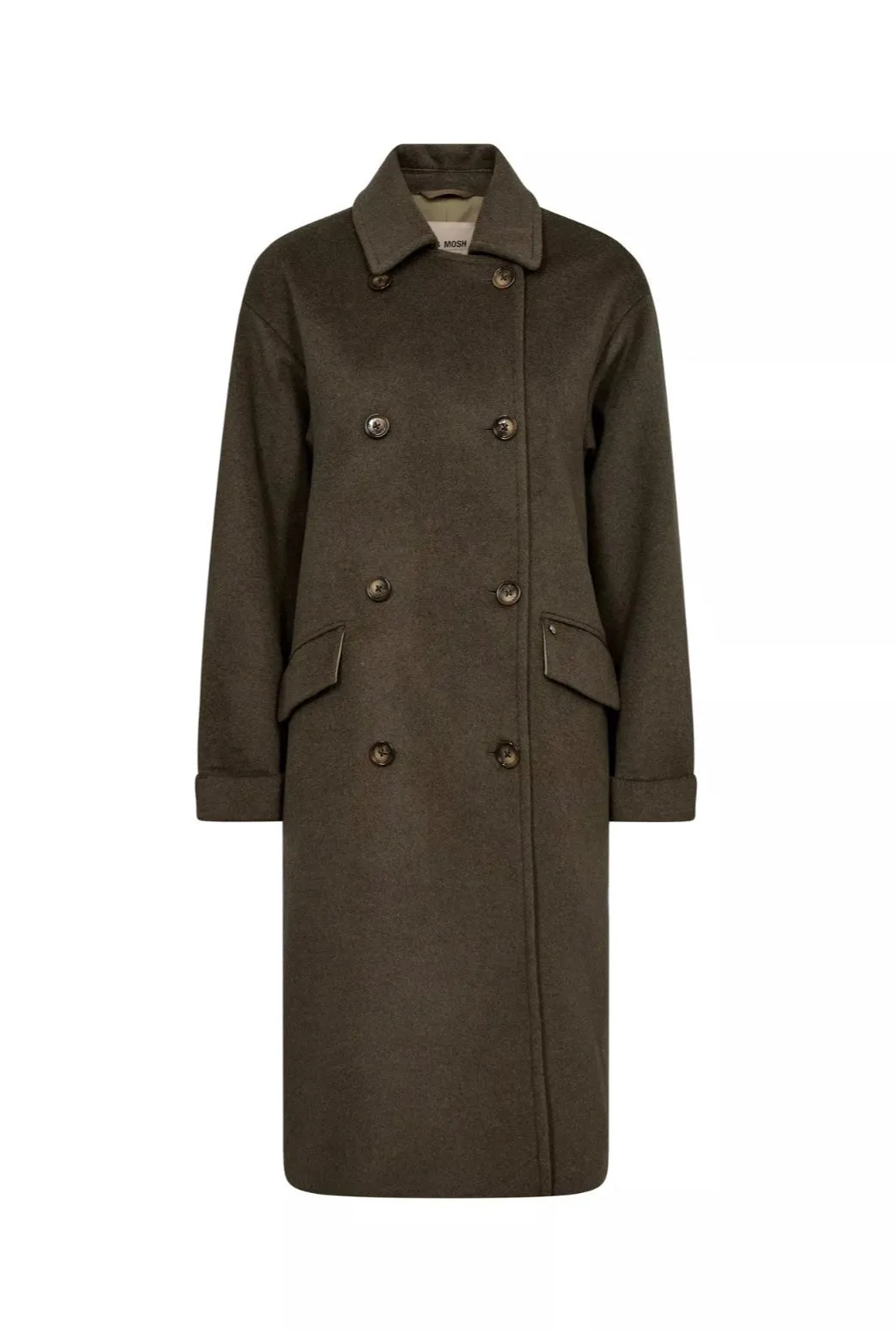 Venice Wool Coat Forest Night