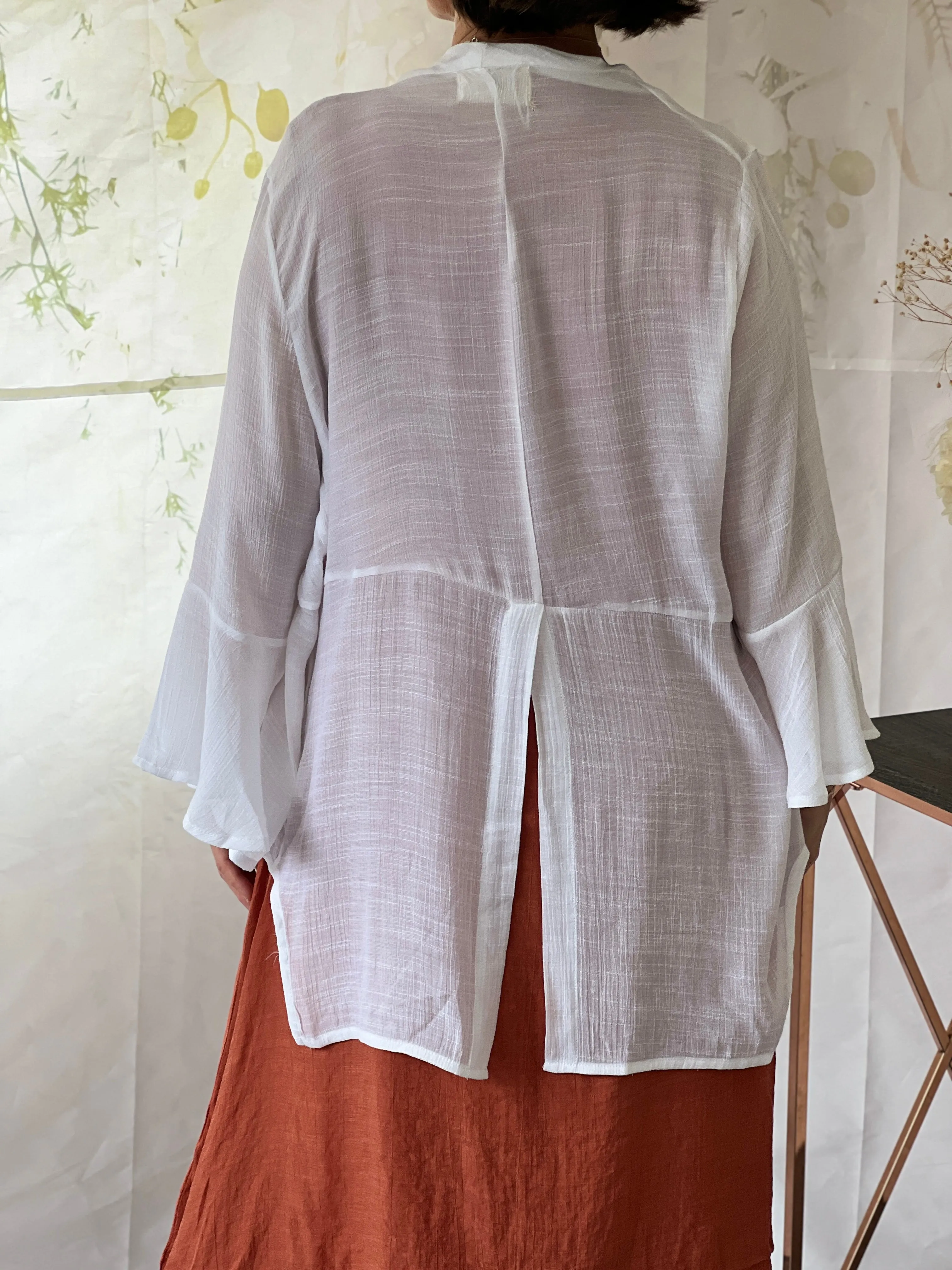 Victoria White Sun Cardigan