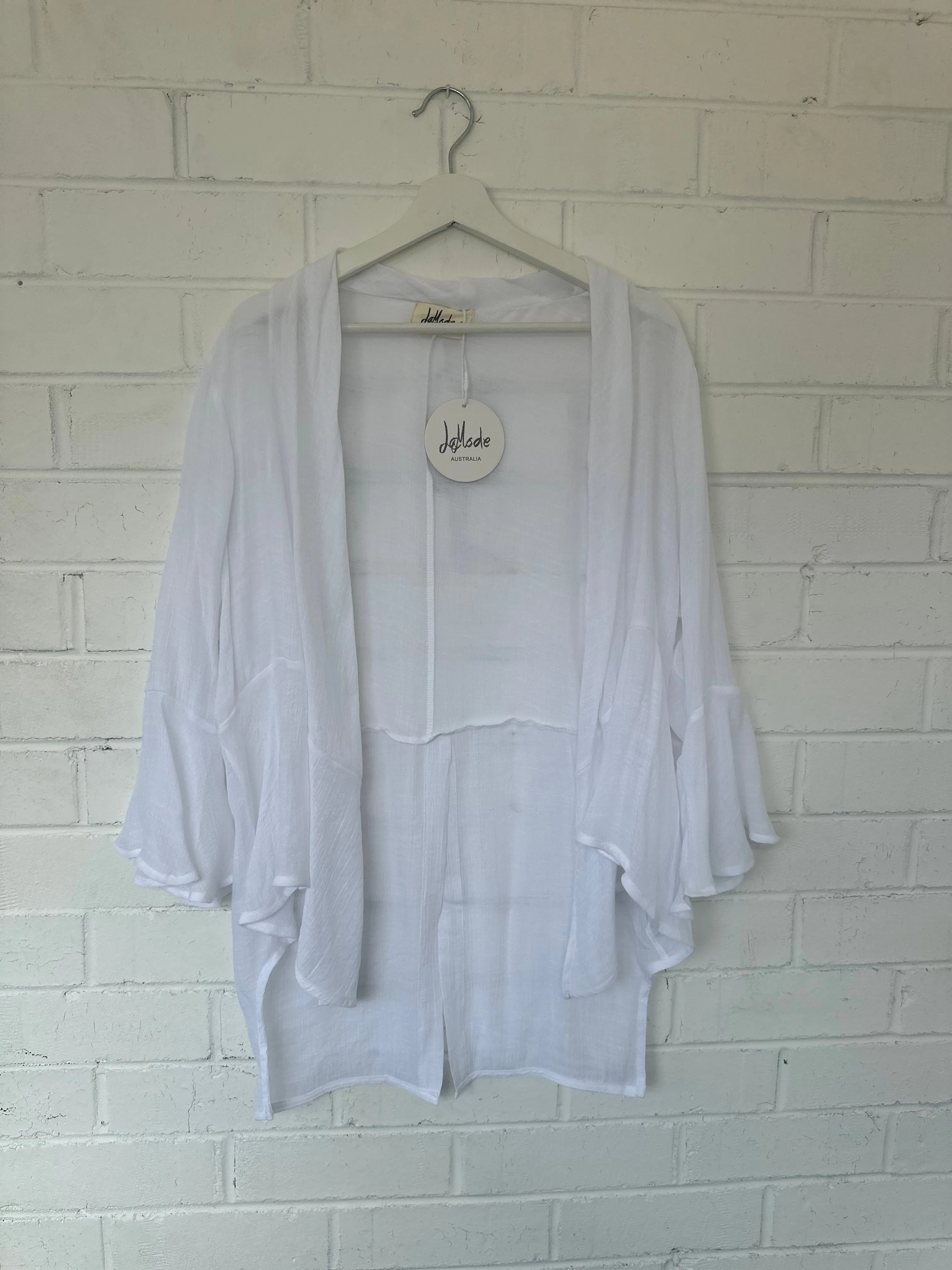 Victoria White Sun Cardigan