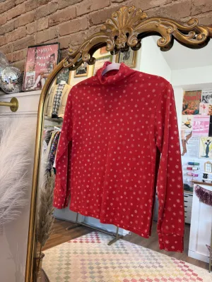 Vintage Snowflake Turtleneck