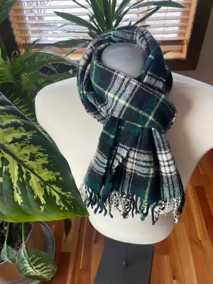 Vintage Winter Barbour Wool Scarf